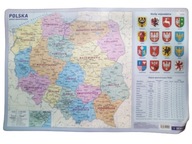 Desk Pad - mapa Poľska Demart