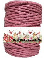 MACRAME BAVLNENÁ Šnúrka ŠPINAVÁ RUŽOVÁ 5mm 100M MACRAME BAVLNENÁ Šnúrka ŠPINAVÁ RUŽOVÁ 5mm 100M