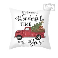 Vianočná dekoratívna obliečka na vankúš Wonderful Time Auto 45x45 Vianočná dekoratívna obliečka na vankúš Wonderful Time Auto 45x45