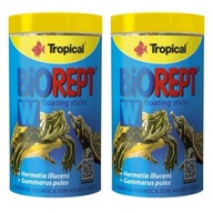 Krmivo pre vodné korytnačky Tropical Biorept 2x1000ml
