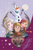Deka z mikrovlákna 100x150 Frozen Family vres Deka z mikrovlákna 100x150 Frozen Family vres