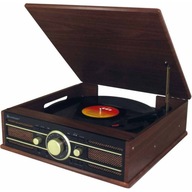 Gramofón Soundmaster PL550BR, FM rádio, USB
