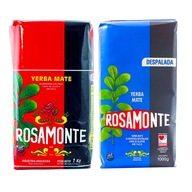 Set Yerba Mate Rosamonte Elaborada 1kg + Despalada 1kg 2kg