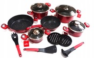 KERAMICKÉ MRAMOROVÉ HRNCE SET 15 EL CHERRY KERAMICKÉ MRAMOROVÉ HRNCE SET 15 EL CHERRY