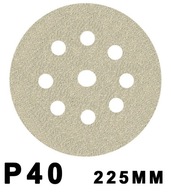 Kotúč na suchý zips P40 225MM PS33CK sadrová omietka, omietka Kotúč na suchý zips P40 225MM PS33CK sadrová omietka, omietka
