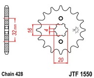 JT JTF1550.14 PREDNÉ OZUBENÉ KOLO JT JTF1550.14 PREDNÉ OZUBENÉ KOLO