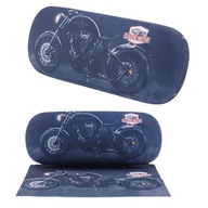 Albinex pánske ručne vyrábané puzdro na okuliare Motor + Cloth Albinex pánske ručne vyrábané puzdro na okuliare Motor + Cloth