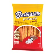 Tyčinky Aksam Beskidzkie solené 70 g x 24 KS