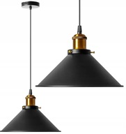 PORTO LOFT STROPNÉ ZÁVESNÉ LAMPA, ČIERNA, ZLATÁ, MATNÁ PORTO LOFT STROPNÉ ZÁVESNÉ LAMPA, ČIERNA, ZLATÁ, MATNÁ