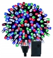 Viacfarebné osvetlenie vianočného stromčeka 18m LED reťaz 180