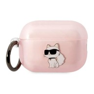 Karl Lagerfeld NFT Ikonik Choupette Head - puzdro AirPods Pro 2 (ružové) Karl