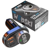 SÚPRAVA TELEFÓNU FM VYSIELAČA NABÍJAČKA USB-C