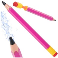 Sikawka striekačka vodná pumpa ceruzka 54cm ružová