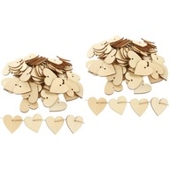 Love DIY Chips Hole Svadobné drevené menovky na darčeky 4 vrecká Love DIY Chips Hole Svadobné drevené menovky na darčeky 4 vrecká