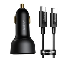 Baseus USB nabíjačka do auta USB-C 100W + kábel Baseus USB nabíjačka do auta USB-C 100W + kábel