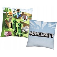 Detský vankúšik 40x40 Počítačová grafika Minecraft Steve Alex Creeper Detský vankúšik 40x40 Počítačová grafika Minecraft Steve Alex Creeper