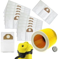 10x VYSTUDENÉ FILTRAČNÉ VRECKÁ PRE VYSÁVAČ KARCHER WD3 200 MV3 WD2 KWD 10x VYSTUDENÉ FILTRAČNÉ VRECKÁ PRE VYSÁVAČ KARCHER WD3 200 MV3 WD2 KWD