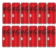 12x 330ml COCA COLA ZERO sýtený nápoj v plechovke 12x 330ml COCA COLA ZERO sýtený nápoj v plechovke