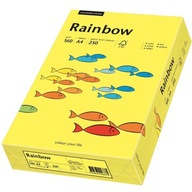 Farebný kopírovací papier A4 160g žltý 250 ks RAINBOW Farebný kopírovací papier A4 160g žltý 250 ks RAINBOW