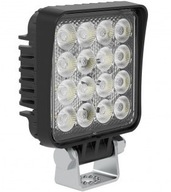 Pracovná lampa 16x LED 12 / 24V vypínač 16W 1600LM
