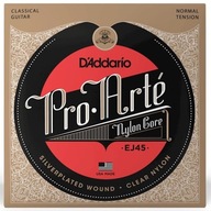 Struny na klasickú gitaru D'Addario EJ 45 Struny na klasickú gitaru D'Addario EJ 45