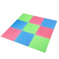 EVA FOAM PUZZLE MAT 9 ELEMENTS 176x176cm XXL