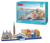 3D PUZZLE CITYLINE Benátky 126 dielikov Baziliková veža