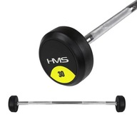 Pochrómovaná činka, pogumovaná záťaž 30kg HMS Pochrómovaná činka, pogumovaná záťaž 30kg HMS