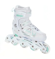 Nastaviteľné kolieskové korčule RAVEN Spirit White/Mint 40-43 Nastaviteľné kolieskové korčule RAVEN Spirit White/Mint 40-43