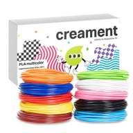 Creament Premium Filament Set 100m Náplň do 3D pier Mix farieb