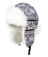 Dámska zimná čiapka Ushanka Ushanka, nórsky vzor Dámska zimná čiapka Ushanka Ushanka, nórsky vzor