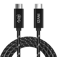 INVZI USB-C / USB4.0 Gen3 kábel 240W 40Gbps 1m