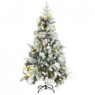 VEĽKÝ Umelý vianočný stromček so snehovou pokrývkou Stojan na lampy 195