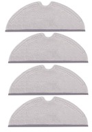 4x Mop handrička z mikrovlákna pre Xiaomi Roborock S5 S6 4x Mop handrička z mikrovlákna pre Xiaomi Roborock S5 S6