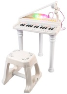 Klavír pre deti + mikrofón, učenie hry na LED organ Klavír pre deti + mikrofón, učenie hry na LED organ