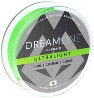 MIKADO Dreamline Ultralight oplet - 0,035 mm/2,53 kg/150 m - fluorovo zelený