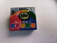MiniDisc MD Maxell Mix Color 74 Nový 5ks=5bal MiniDisc MD Maxell Mix Color 74 Nový 5ks=5bal