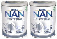 2x NAN 5 Optipro Plus upravené mlieko 800g 2x NAN 5 Optipro Plus upravené mlieko 800g