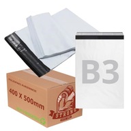 Foliopacks Courier Envelopes 400x500 B3, fóliové vrecko STRONG, biele, 100 ks.
