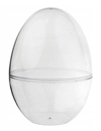 Priehľadný plastový stojan na akrylové vajíčka 9 cm