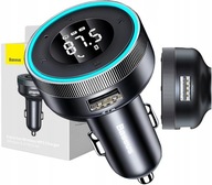 BASEUS CHARGER FM TRANSMITTER BLUETOOTH 5.0 s testerom batérií BASEUS CHARGER FM TRANSMITTER BLUETOOTH 5.0 s testerom batérií