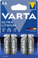 4x VARTA R6/AA profesionálne LÍTIOVÉ BATÉRIE 4x VARTA R6/AA profesionálne LÍTIOVÉ BATÉRIE