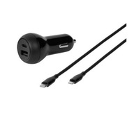 Vivanco USB / USB-C autonabíjačka + kábel Vivanco USB / USB-C autonabíjačka + kábel