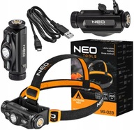 NABÍJACIE SVETLO USB 1000 LM ČERVENÁ/MODRÁ LED NEO TOOLS NABÍJACIE SVETLO USB 1000 LM ČERVENÁ/MODRÁ LED NEO TOOLS