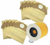 FILTER 10x TAŠKY PRE KARCHER A 2004 2054 WD 2.200 FILTER 10x TAŠKY PRE KARCHER A 2004 2054 WD 2.200