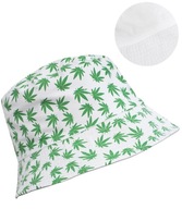 Obojstranný BUCKET HAT s potlačou listov