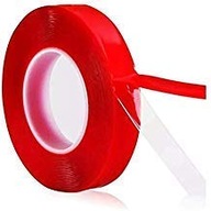 Obojstranná samolepiaca transparentná montážna páska 15mm x 3m Obojstranná samolepiaca transparentná montážna páska 15mm x 3m