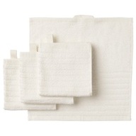 IKEA VAGSJON malé uteráky, 4-dielna súprava, biela