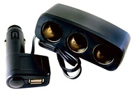 USB ZÁSUVKY AUTODISTRIBÚTOR 12/24 V 3 USB ZÁSUVKY AUTODISTRIBÚTOR 12/24 V 3