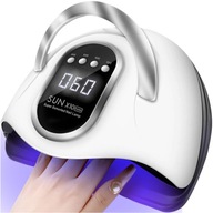 Výkonná lampa na nechty Hybridné UV gély LED Sun x10 Max LCD s rukoväťou 280W Výkonná lampa na nechty Hybridné UV gély LED Sun x10 Max LCD s rukoväťou 280W